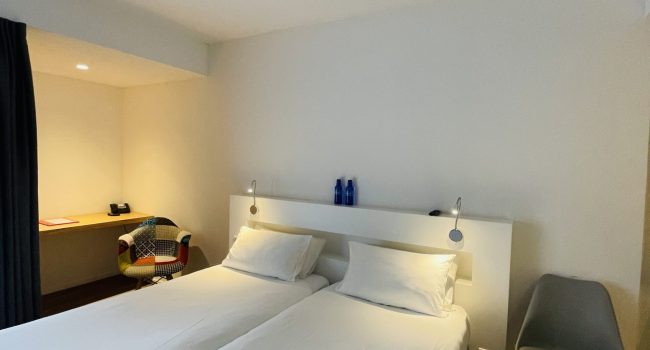 Lits simples hôtel Santiago Hendaye